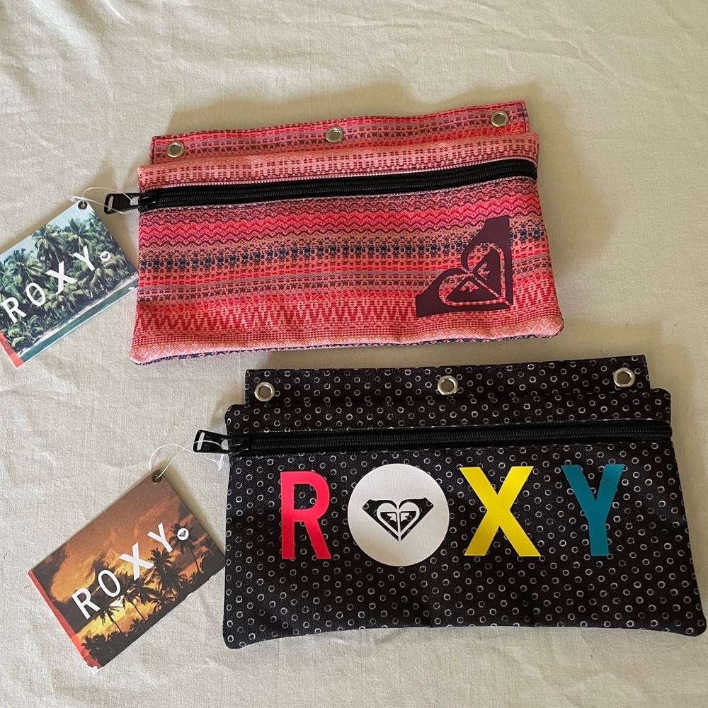 ROXY Pen/ pencil pouch set of 2